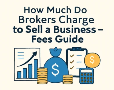 how much do brokers charge to sell a business