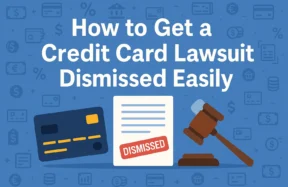 how to get a credit card lawsuit dismissed